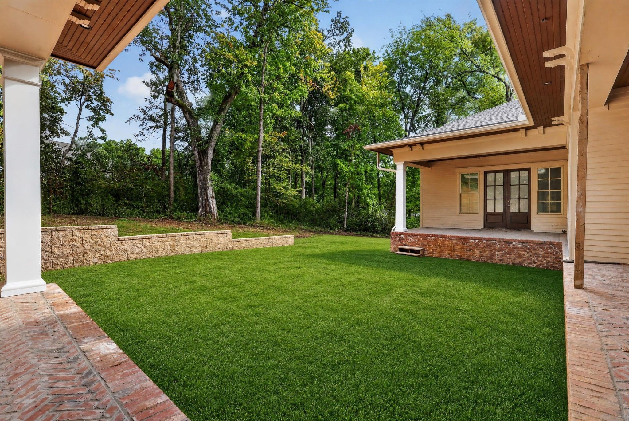 6001 Dunham Springs Rd back lawn and rear exterior, Hillwood Nashville