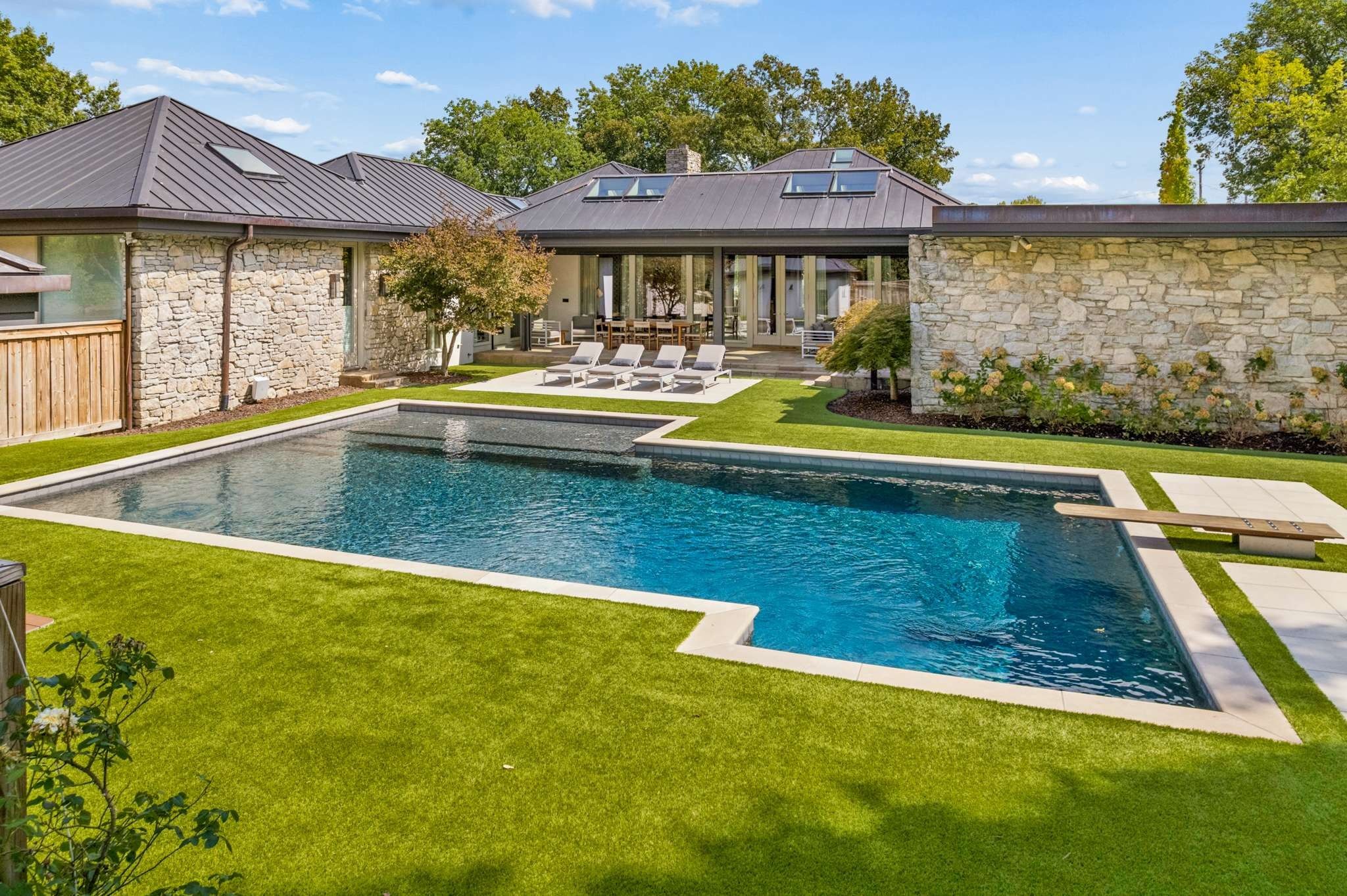 6210 Hickory Valley Rd pool and backyard, Hillwood Nashville