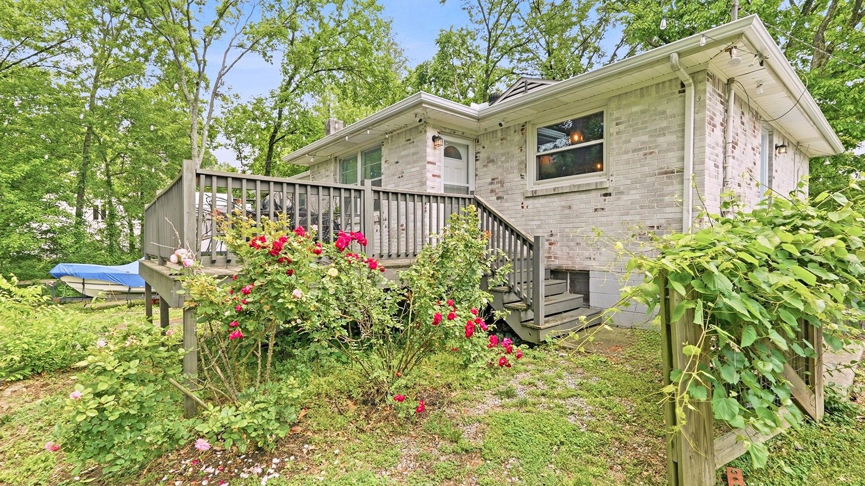 6808 Fleetwood Dr rear exterior and yard, Hillwood Nashville
