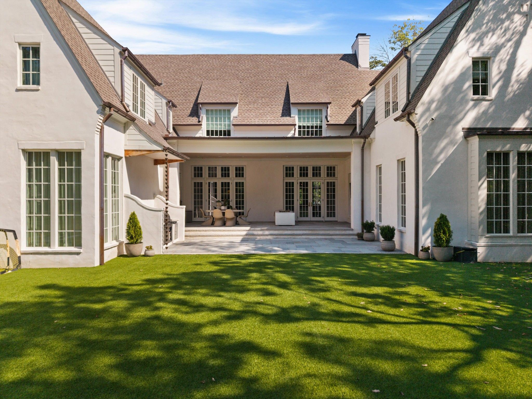 705 Georgetown Dr back lawn and rear exterior, Hillwood Nashville